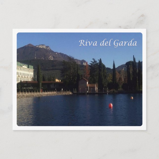 Carte Postale Lac de Garde - Riva del Garda - Trentino Alto Adig (Devant)