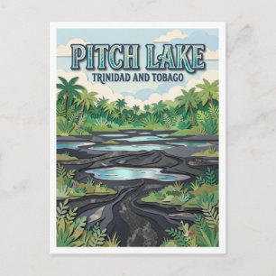 Carte Postale Lac de goudron La Brea Trinité-et-Tobago
