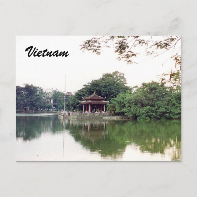 Carte Postale lac de hanoi (Devant)