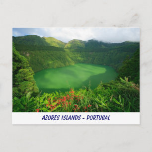 Carte Postale Lac de Santiago, Açores