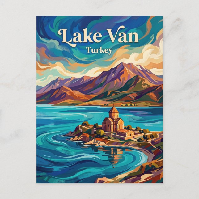 Carte Postale Lac de Van Turquie (Devant)