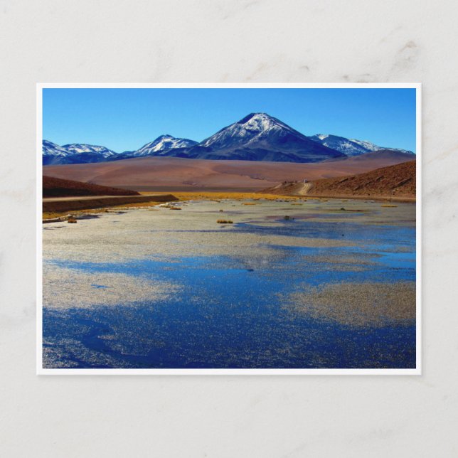 Carte Postale lac de volcan (Devant)