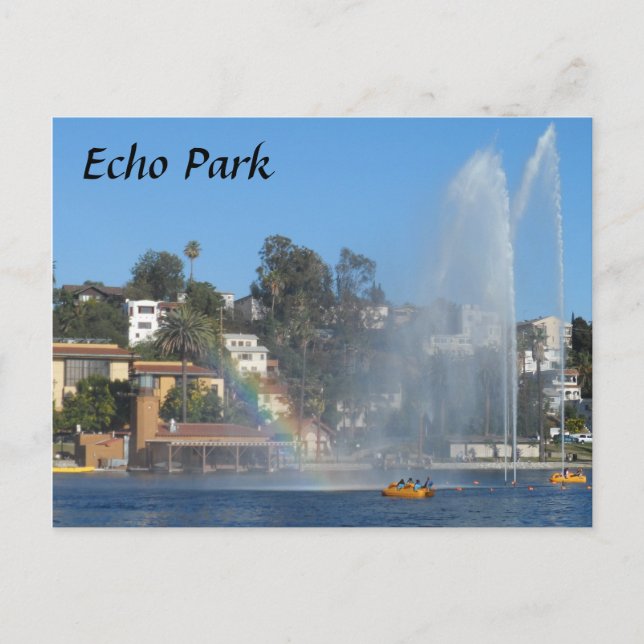 Carte Postale Lac d'Echo Park (Devant)