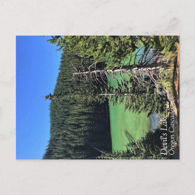 Carte Postale Lac Devil (Devant)