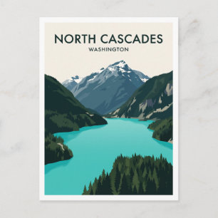 Carte Postale Lac Diablo, North Cascades Marblemount Washington