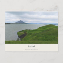 Lac d'Islande, Rive Verte et Montagne Volcanique