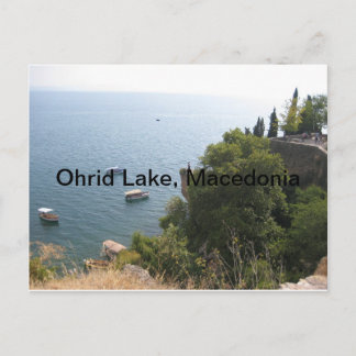 Carte Postale Lac d'Ohrid, Macédoine