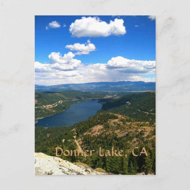 Carte Postale Lac Donner (Devant)