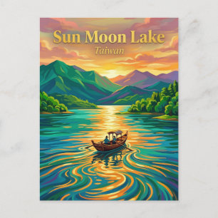 Carte Postale Lac du Soleil et de la Lune Taïwan