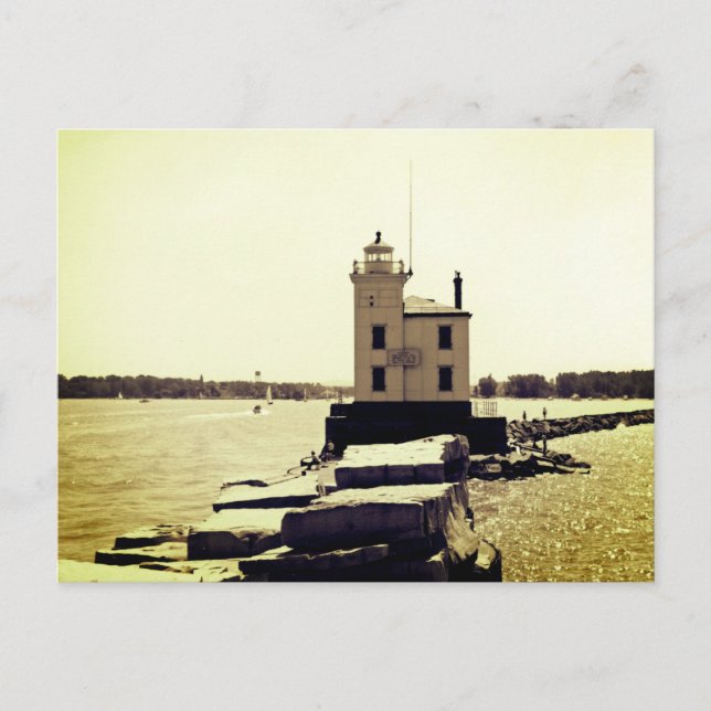 Carte Postale Lac Erie Lighthouse (Devant)