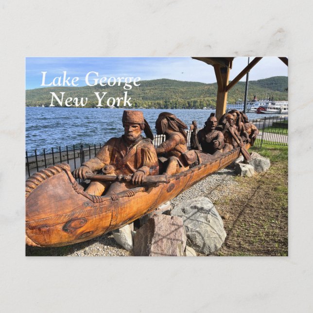 Carte Postale Lac George New York (Devant)