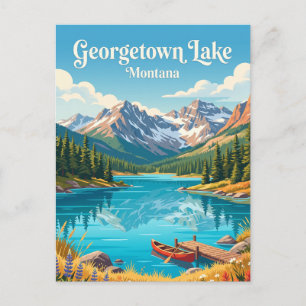 Carte Postale Lac Georgetown, Montana