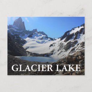 Carte Postale Lac Glacier Près Du Mont Fitz Roy