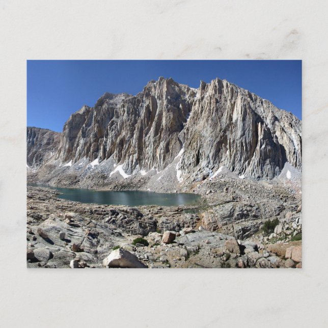 Carte Postale Lac Guitar et Mt Whitney - sentier John Muir (Devant)