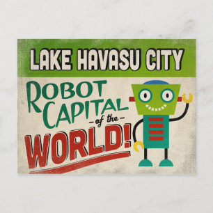 Carte Postale Lac Havasu City Arizona Robot - Vintage amusant