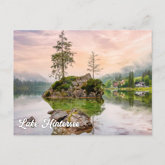 Carte Postale Lac Hintersee, Allemagne (Devant)