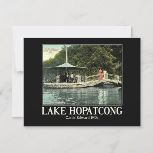Carte Postale Lac Hopatcong NJ Castle Edward 1910
