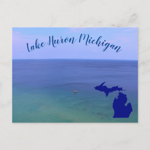 Carte Postale Lac Huron Michigan