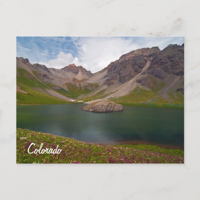 Carte Postale Lac Island (Devant)