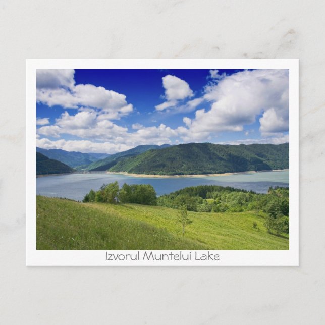 Carte Postale Lac Izvorul Muntelui (Devant)