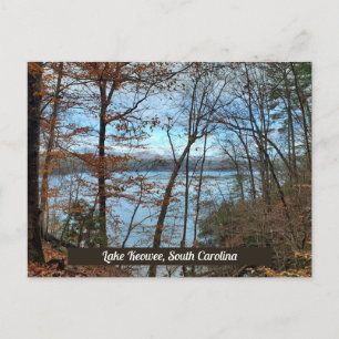 Carte Postale Lac Keowee Caroline du Sud Autumn Mountain Lake