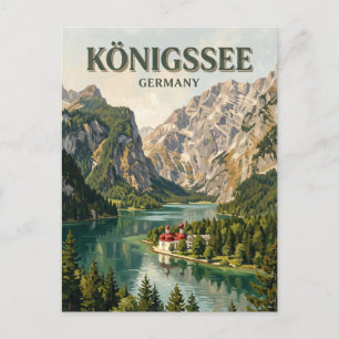 Carte Postale Lac Königssee Allemagne