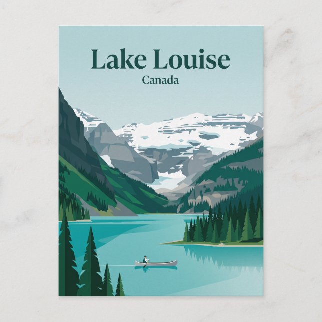 Carte Postale Lac Louise Canada (Devant)