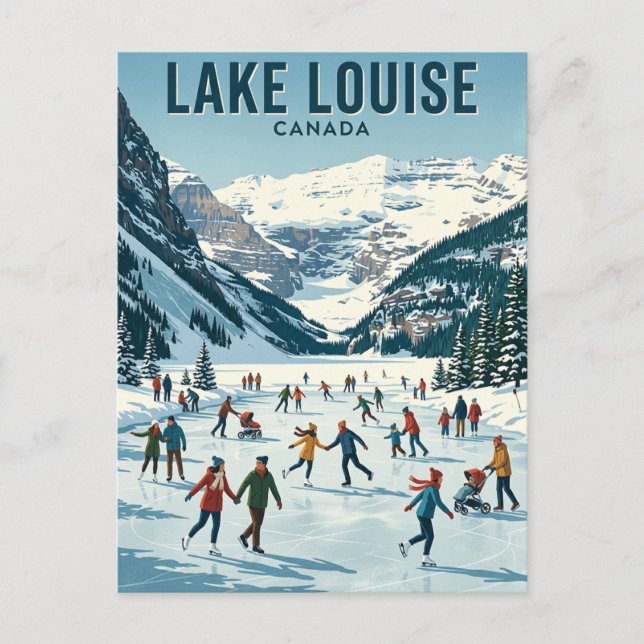 Carte Postale Lac Louise Canada (Devant)