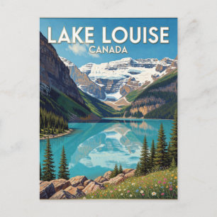 Carte Postale Lac Louise Canada Vue de la montagne rocheuse  