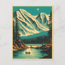 Lac Louise Parc national Banff Voyage Rétro
