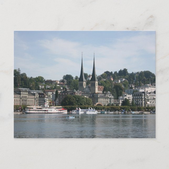 Carte Postale Lac Lucerne, Vierwaldstattersee, Suisse (Devant)