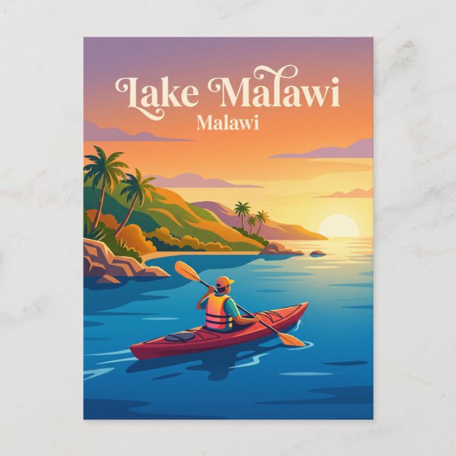 Carte Postale Lac Malawi (Devant)