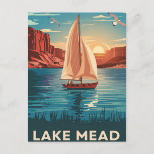 Carte Postale Lac Mead Nevada, Vivez la sérénité