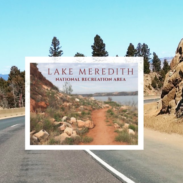 Carte Postale Lac Meredith de Turkey Creek Trail, Texas (Créateur téléchargé)