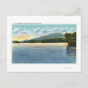 Carte Postale Lac Middle Saranac Vue sur le Mont Ampersand