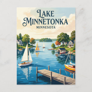 Carte Postale Lac Minnetonka, Minnesota
