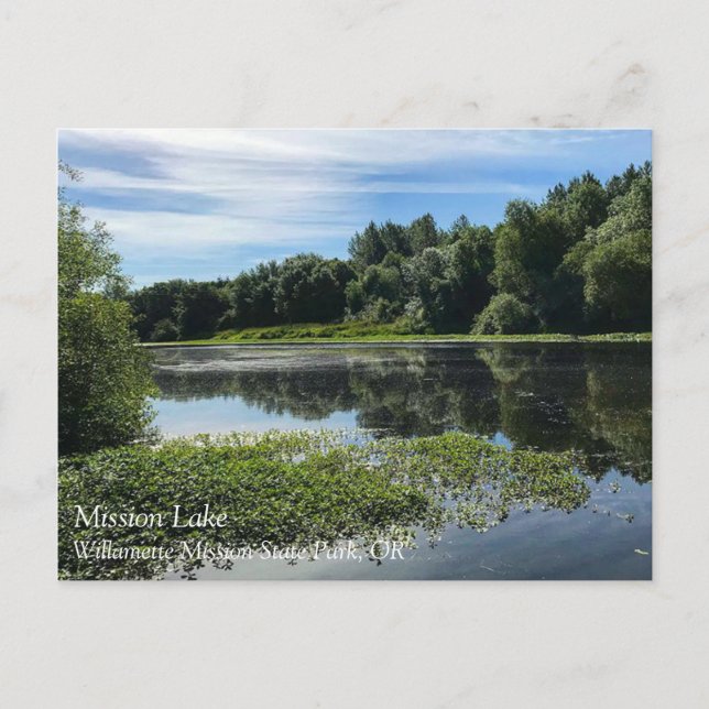 Carte Postale Lac Mission, OR (Devant)