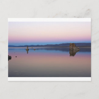 Carte Postale Lac Mono Sud à la tombée de la nuit