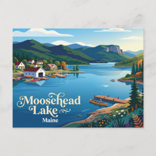 Carte Postale Lac Moosehead Maine