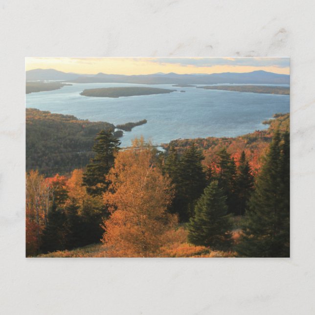 Carte Postale Lac Mooselookmeguntic en automne (Devant)
