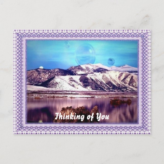 Carte Postale Lac Mountain (Devant)