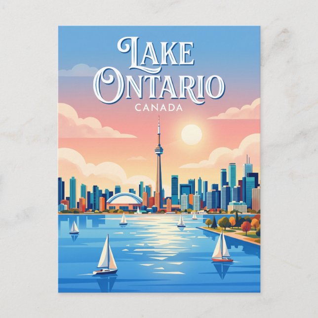 Carte Postale Lac Ontario Canada (Devant)