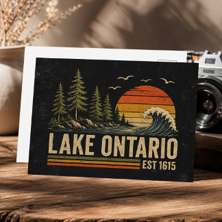 Carte Postale Lac Ontario Vintage Grands Lacs Vie Lacustre
