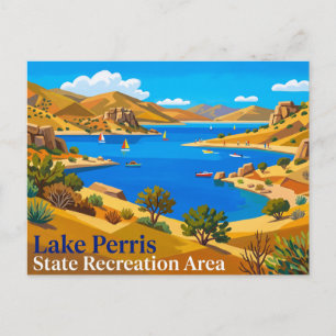 Carte Postale Lac Perris State Recreation Area Californie