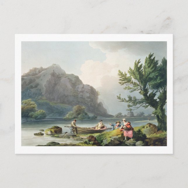 Carte Postale Lac philippe de Loutherbourg | de Wyndermere, pour (Devant)