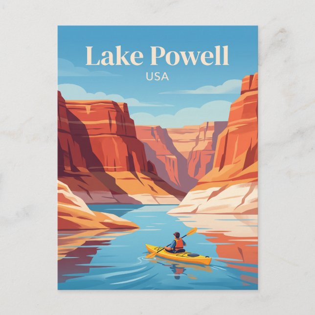 Carte Postale Lac Powell USA (Devant)