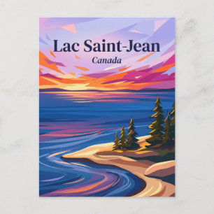 Carte Postale Lac Saint-Jean Canada