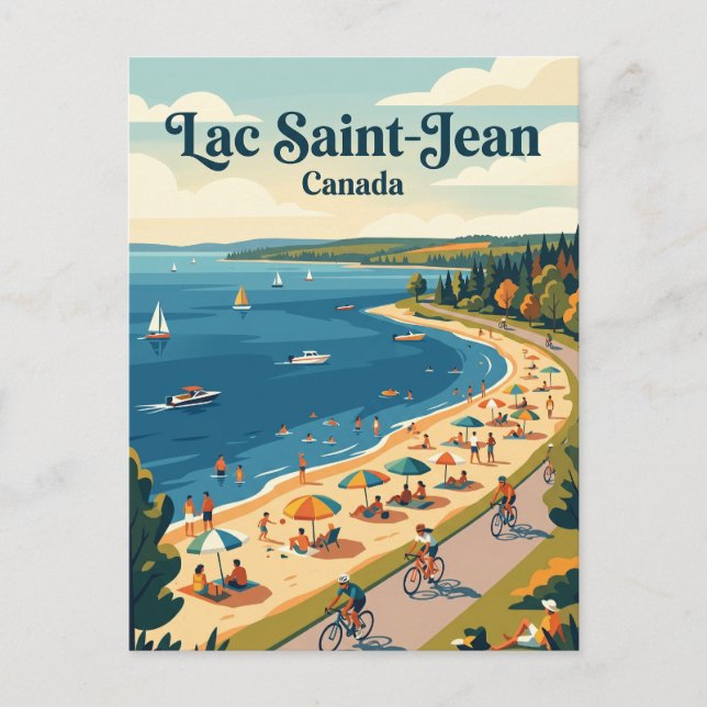 Carte Postale Lac Saint-Jean Canada (Devant)