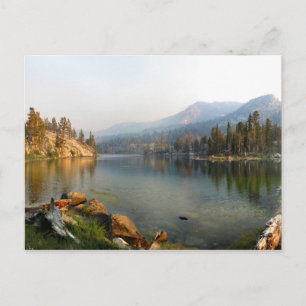 Carte Postale Lac Skelton à Golden Dusk - Bassin des lacs Mammot