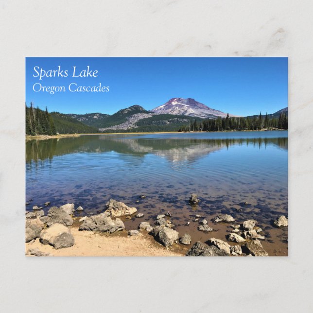 Carte Postale Lac Sparks (Devant)